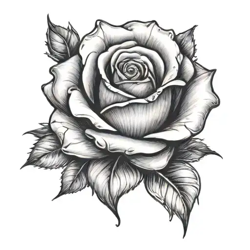 Rose With Finger In The Bud And Dripping