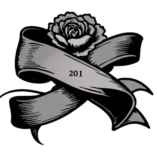 Ribbon With Date