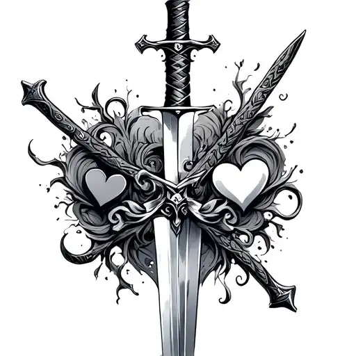 Sword With Hearts