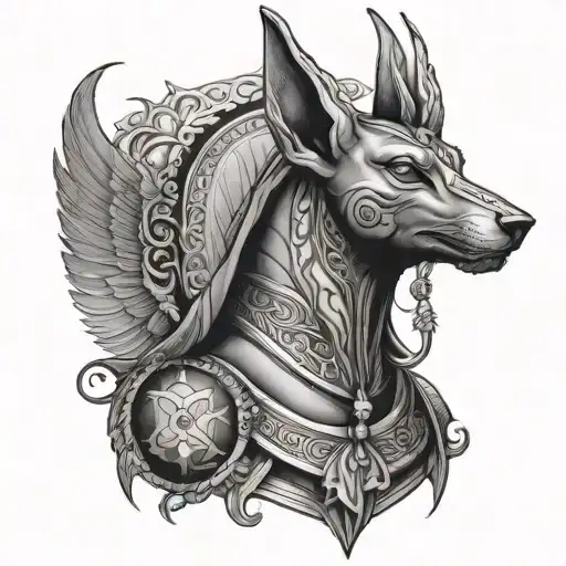 Anubis Weighing The Heart