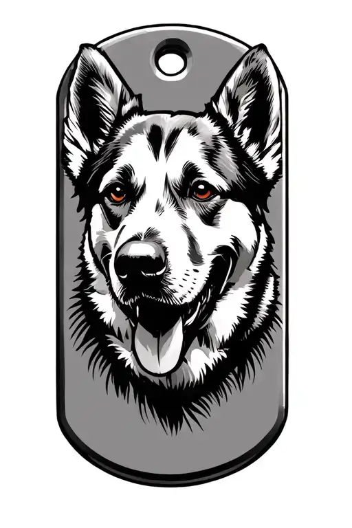 Military Dog Tag