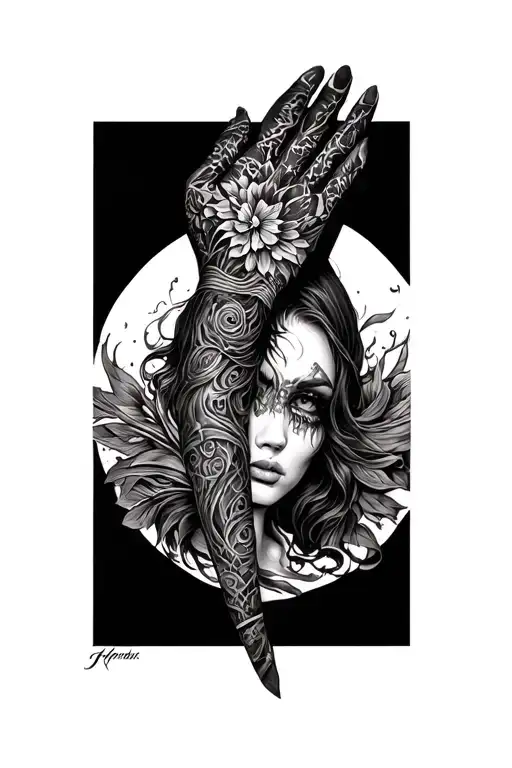 Tooled Leather Sleeve