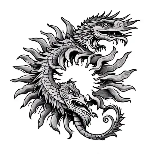 Quetzalcoatl Eating The Sun