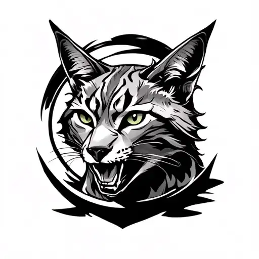 Furious Lynx Inside Hourglass