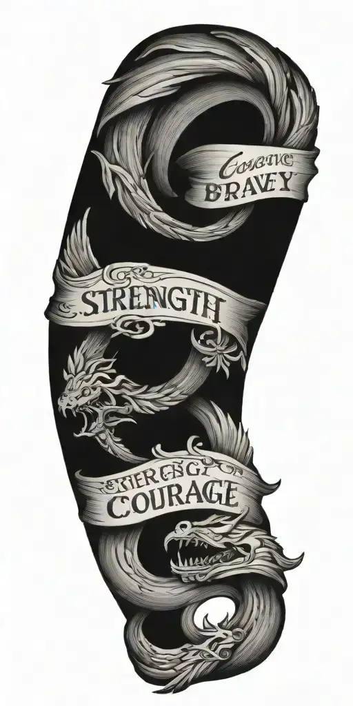 Strength Courage Bravery Honor Respect