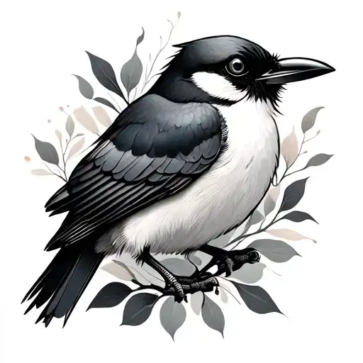 Minimalist And Realistic Hirondelle Style Open Gueule