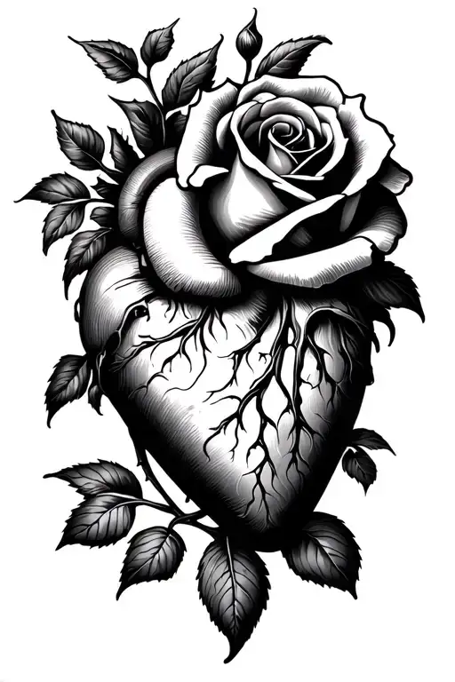 Heart Rose