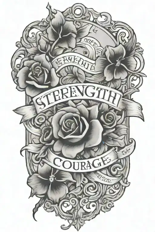 Strength Courage Faith