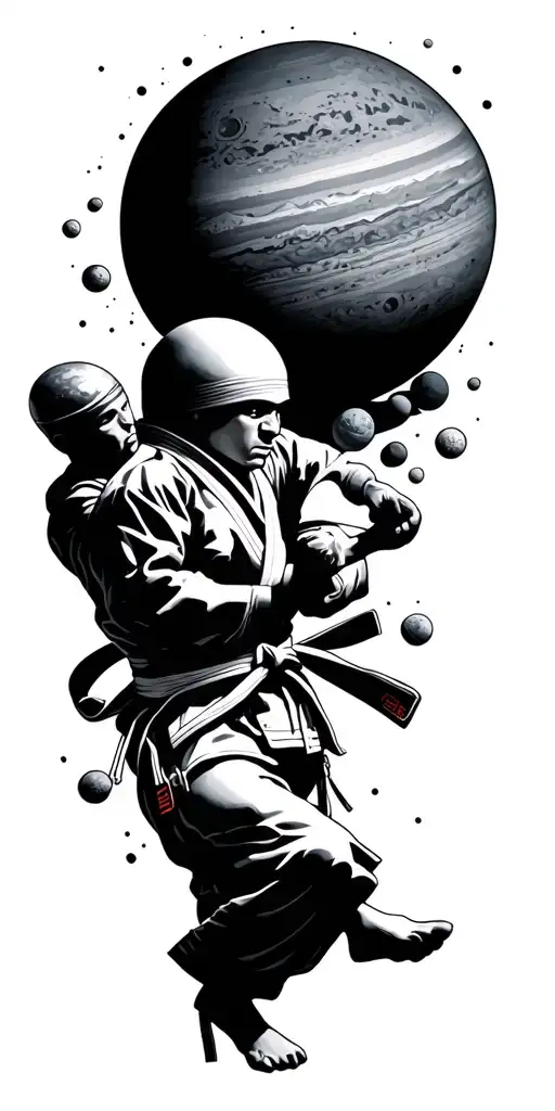 Planets And Jujitsu Belts