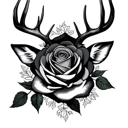 Rose And Deer
