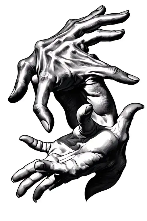 Creation Of Adam Hands