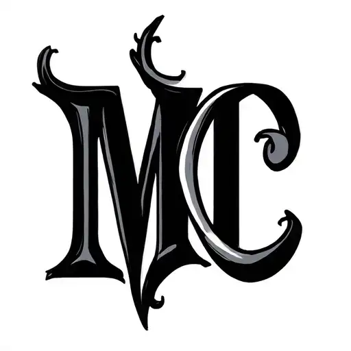 Lettering M And C Initial Letters