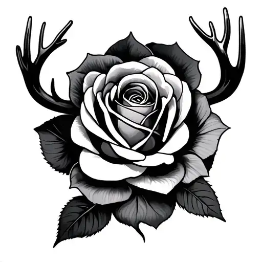 Rose And Deer