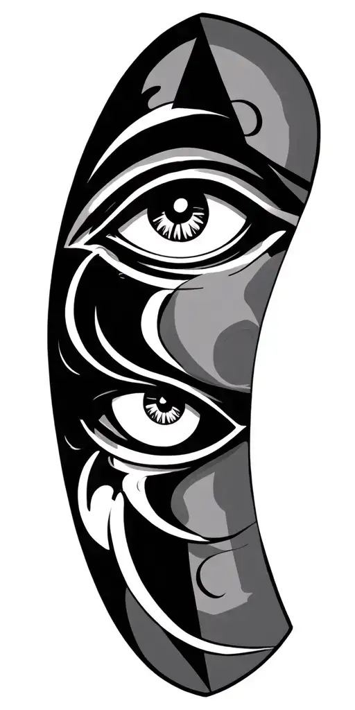 Puzzle Piece Illuminati Eye