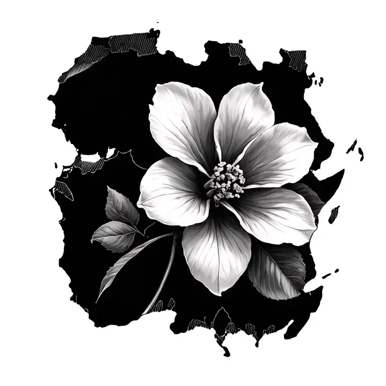 Dogwood Flower In Africa Map