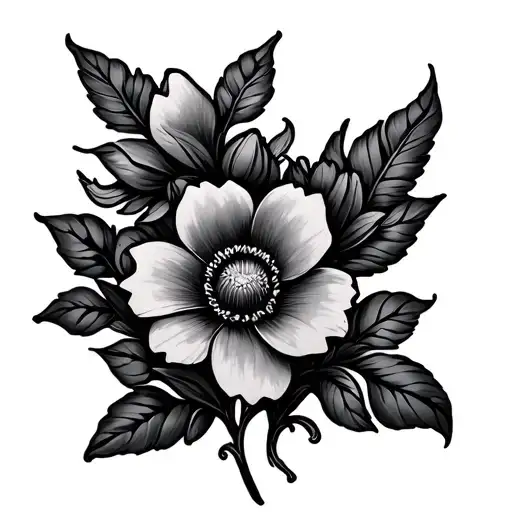 Flowers Intertwined Symbolizing Love