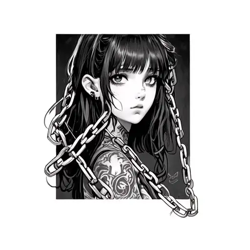 Chains Around An Anime Girl