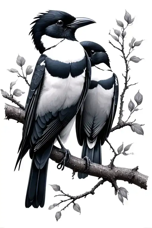 2 Magpies Two For Joy