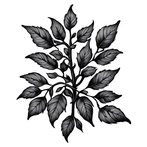 Vine And Leaves Intertwined