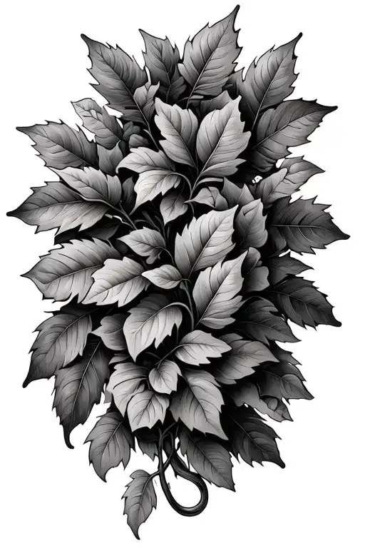 Vine And Leaves Intertwined