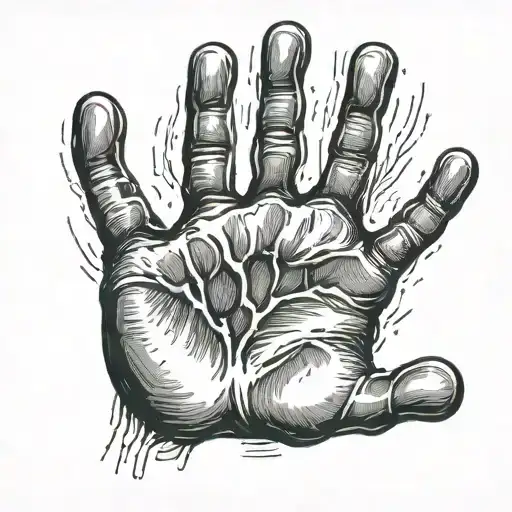 A Child's Handprint