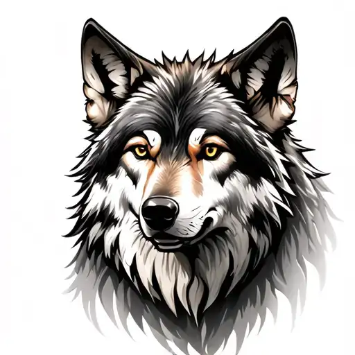 Wolf With Scars