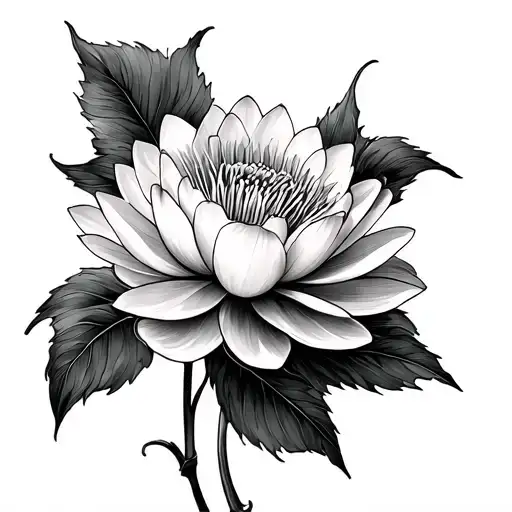 Carnation And Water Lily