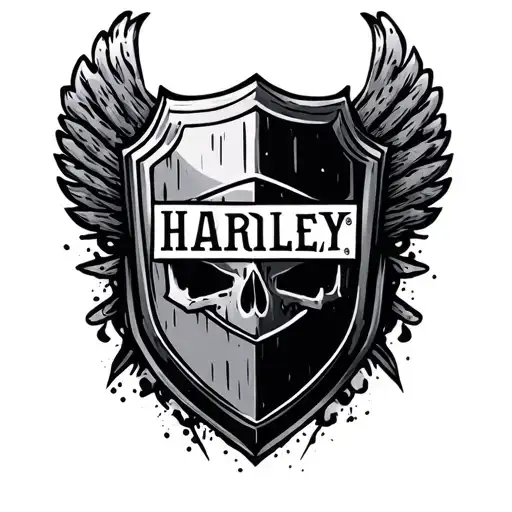 Harley Bar And Shield
