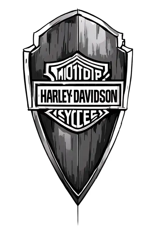 Harley Davidson Bar And Shield