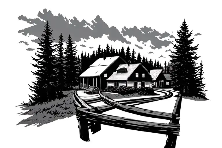 Country Roads Take Me Home Above Nw36-3-10w