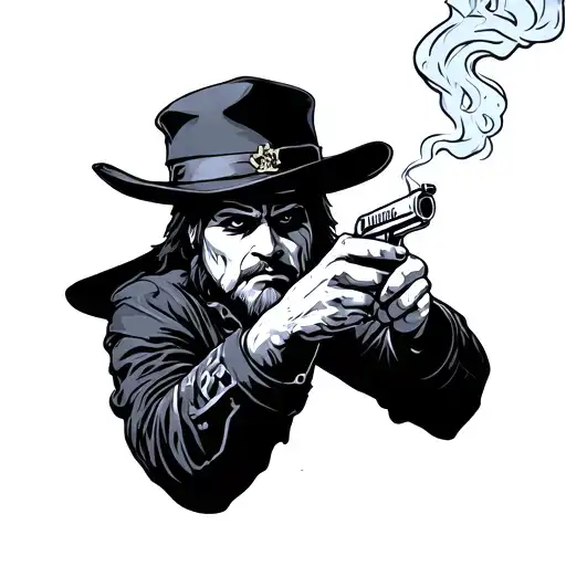 A Bandit Smoking Barta