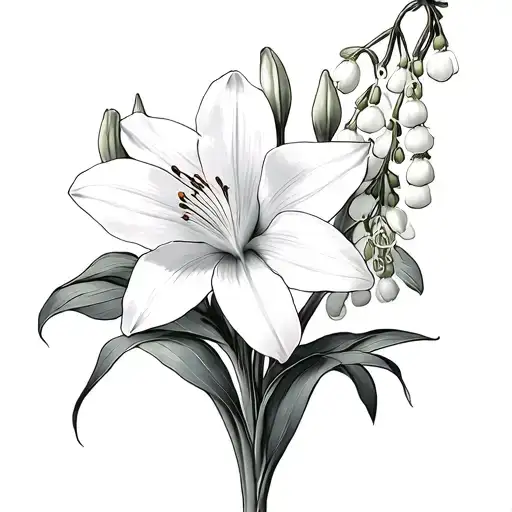 Narcissus And Lily Of The Valley