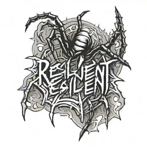 Resilient Word With Spider Crawling