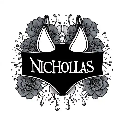 Name Nicholas On My Bikini Line For Women Small