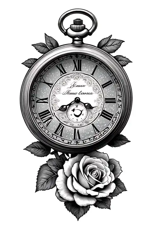 Roses Pocket Watch Cavapoo