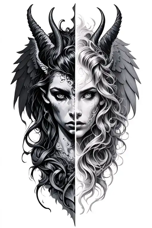 Half Demon Half Angel