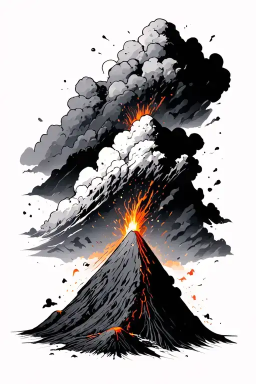 Volcanoes One Smaller One Taller Side By Side