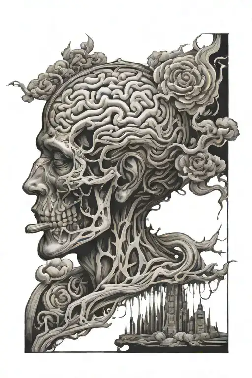 Dark Theme Diety Dealing With Brain Fog