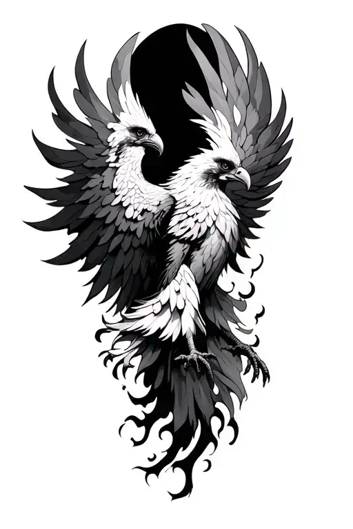 Phoenix Rising From The Ashes