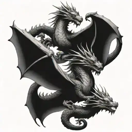 3 Dragons Flying