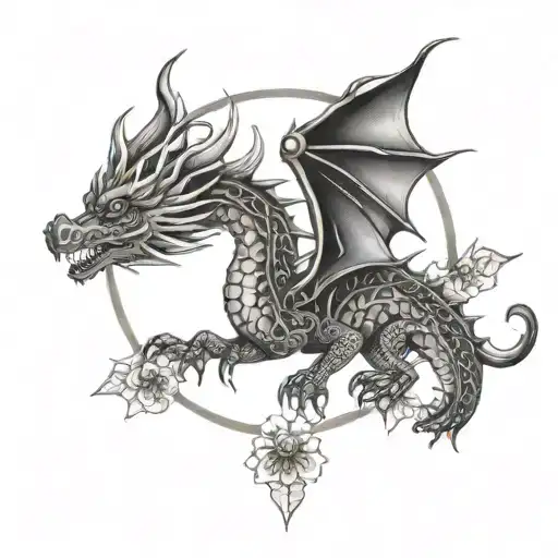 Dragon Flower Mandala