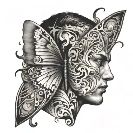 Buttefly Person Coming Out