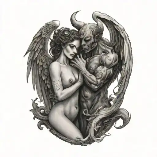 Angel And Devil Couple