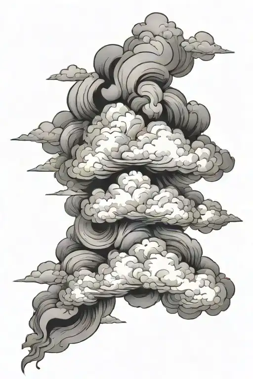 Clouds Forming The Shape