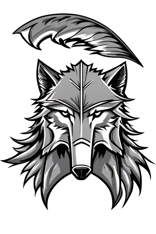 Spartan Helmetwith Wolf Emblem