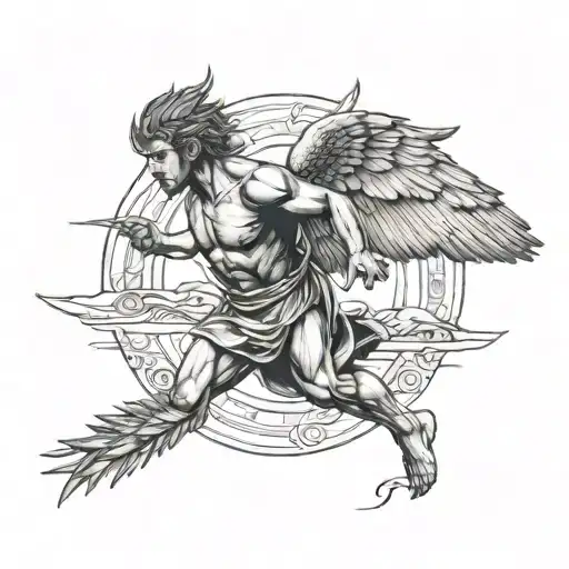 Icarus Flying Towards