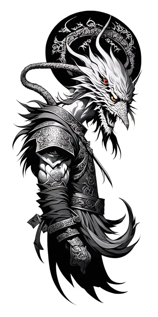 Japanese Style Warrior Demon Slayer