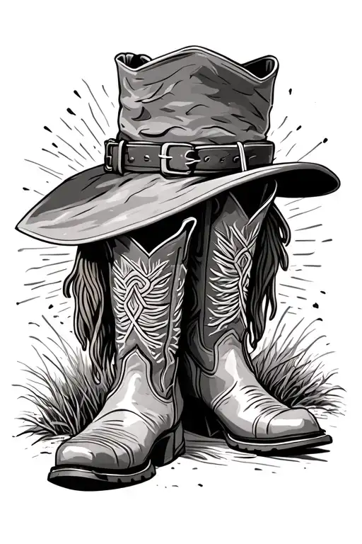 Hut And Boots Westernstyle