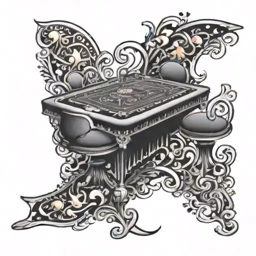 A Casino Black Jack Table