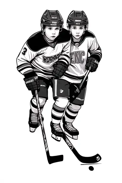 Hockey And Children